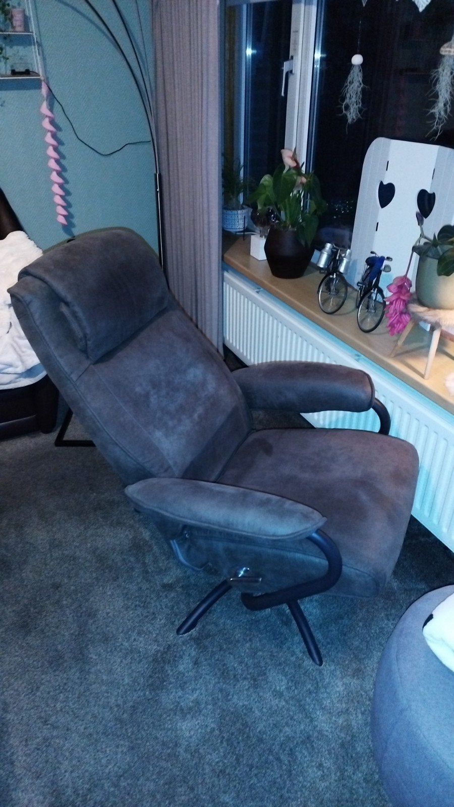 Draaistoel, Huis en Inrichting, Fauteuils, Ophalen, Zo goed als nieuw, Stof, 50 tot 75 cm