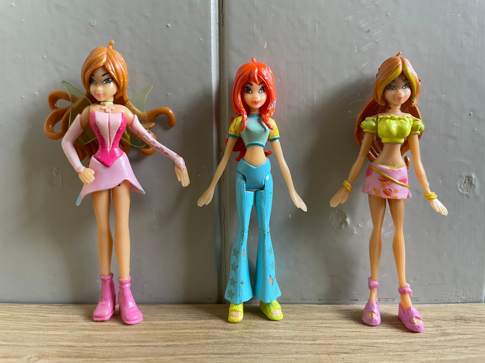 Winx Club Magical Mini’s Flora Bloom Tecna Mattel 2005, Ophalen of Verzenden, Gebruikt