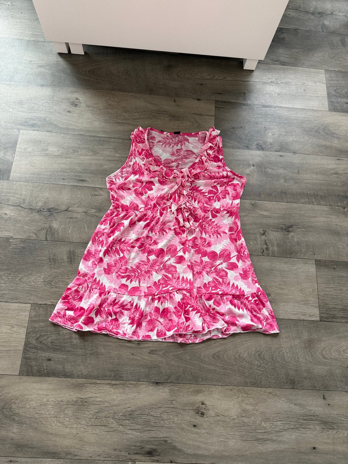 Roze wit hemd met print - MS Mode - Maat L, Maat 42/44 (L), Ophalen of Verzenden, Zo goed als nieuw, Roze