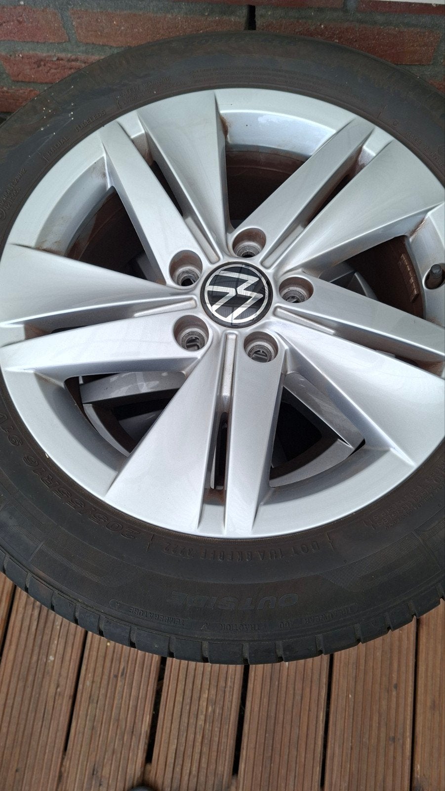 Set originele vw golf 8  velgen in goede staat 16inch, Ophalen of Verzenden