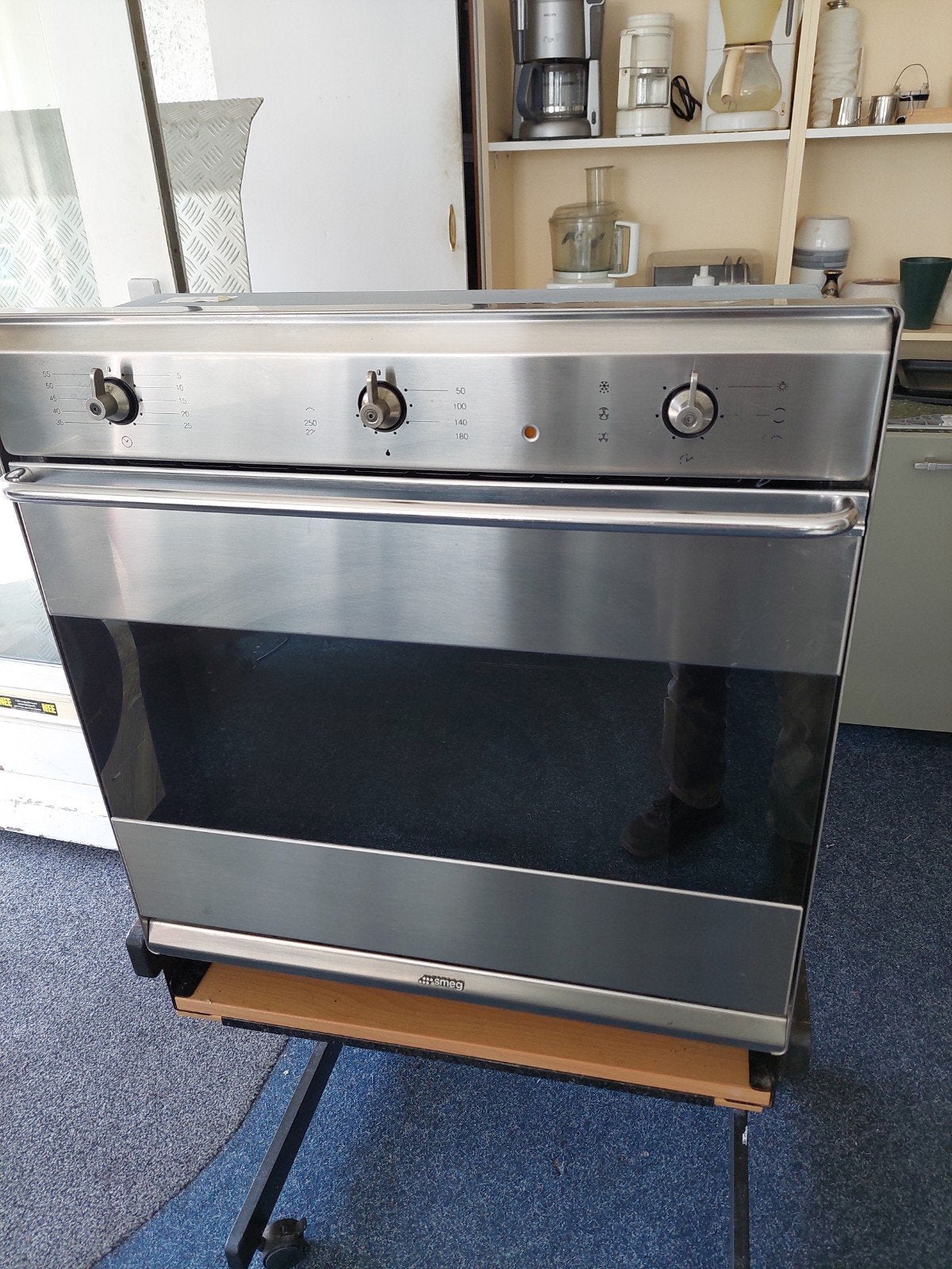 SMEG inbouw oven in nette staat, Ophalen, Zo goed als nieuw