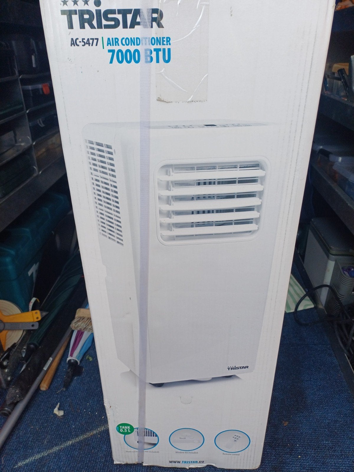 Tristar AC-5477 Mobiele Airconditioner 7000 BTU, Witgoed en Apparatuur, Airco's, Ophalen, Timer, Minder dan 60 m³, Nieuw