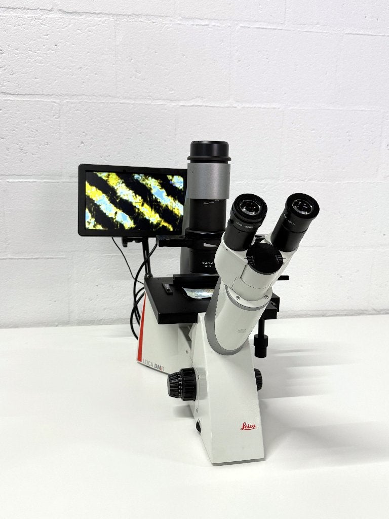 Leica DMi1 met MC120 HD-camera, Ophalen of Verzenden, Zo goed als nieuw, Minder dan 400x, Biologische microscoop