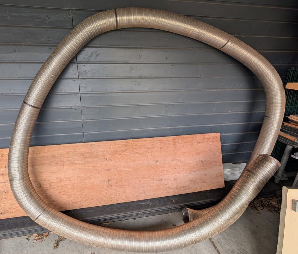 Dubbelwandige flexibele buis 7m, Ø 125mm, Ophalen