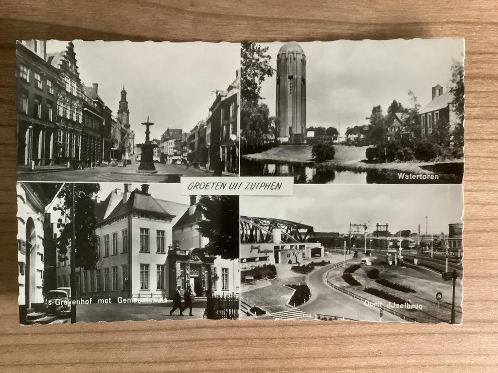 ansichtkaart Zutphen, Ophalen of Verzenden, Gelopen, Gelderland