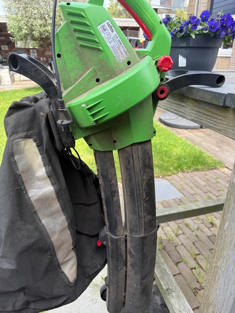 Florabest Bladblazer en Zuiger, Tuin en Terras, Bladblazers, Gebruikt, Handgedragen, Ophalen of Verzenden, Met opvangzak