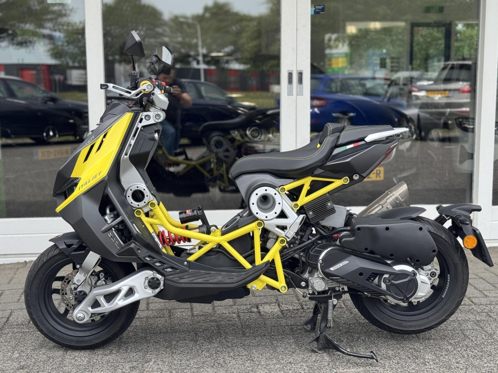 Italjet Dragster 200cc, Akrapovic uitlaat, Malossi koppeling, Motoren, Italjet.com, Via Dell'Agricoltura 23, 40023 Castel Guelfo Di Bologna (Bologna), Italië