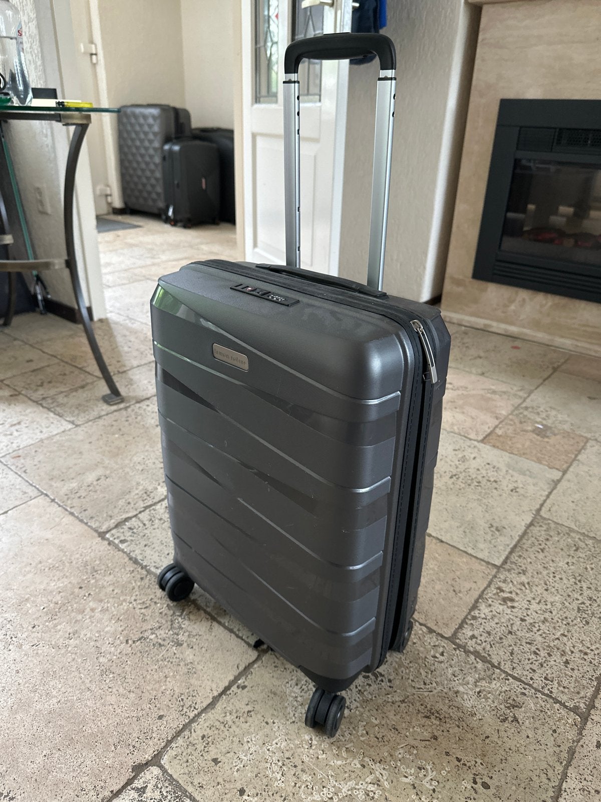 Human Nature Koffer 45 x 35   - Grijs - Handbagage formaat, Gebruikt, 20 tot 30 cm, Minder dan 40 cm, Ophalen of Verzenden