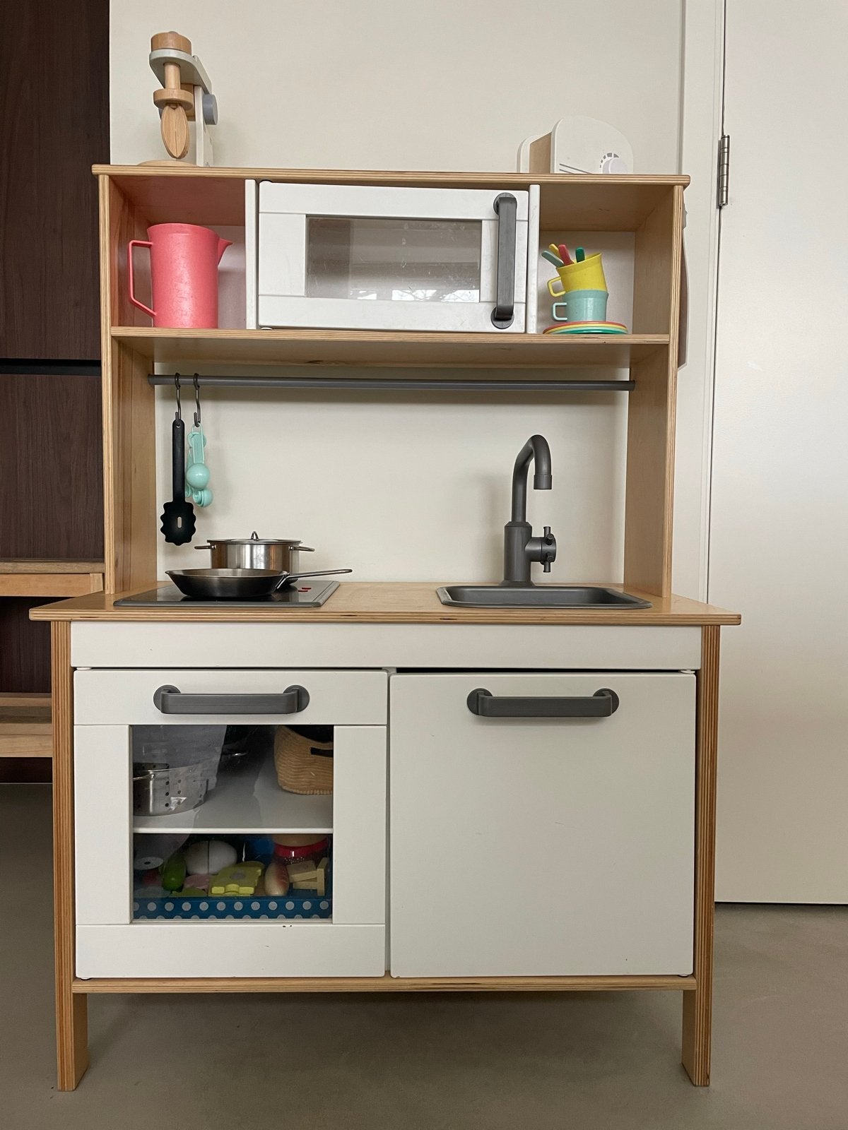 Complete IKEA Speelkeuken met ontzettend veel accessoires, Ophalen, Gebruikt, Hout, Speelkeuken