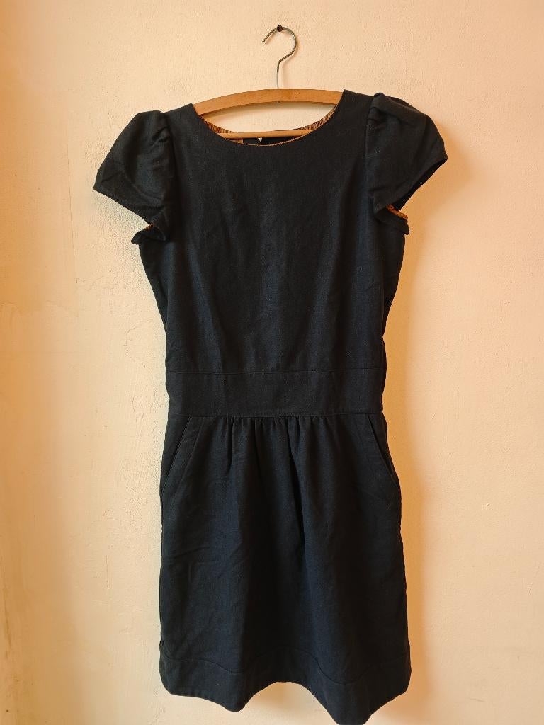 Jurk Sessun, Zwart, Ophalen of Verzenden, Zo goed als nieuw, Maat 34 (XS) of kleiner