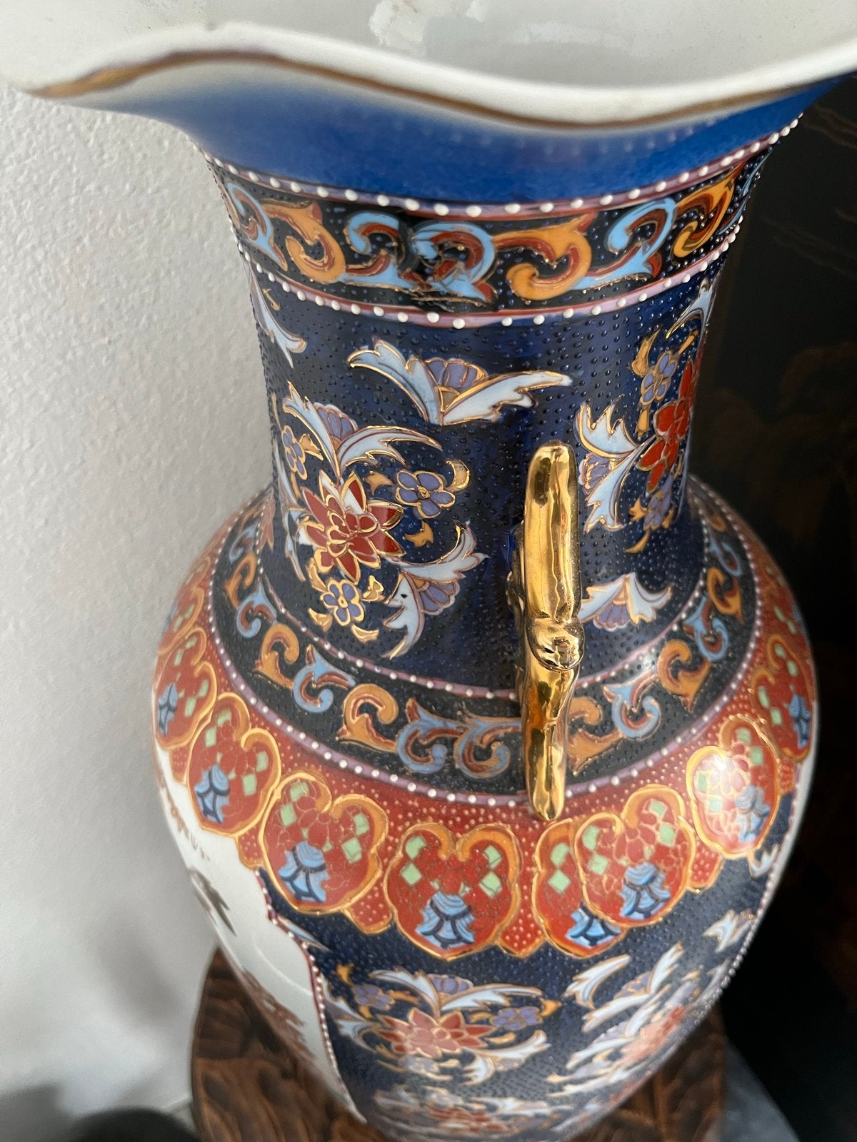 Prachtige Chinese vaas met gedetailleerde decoratie, Ophalen of Verzenden