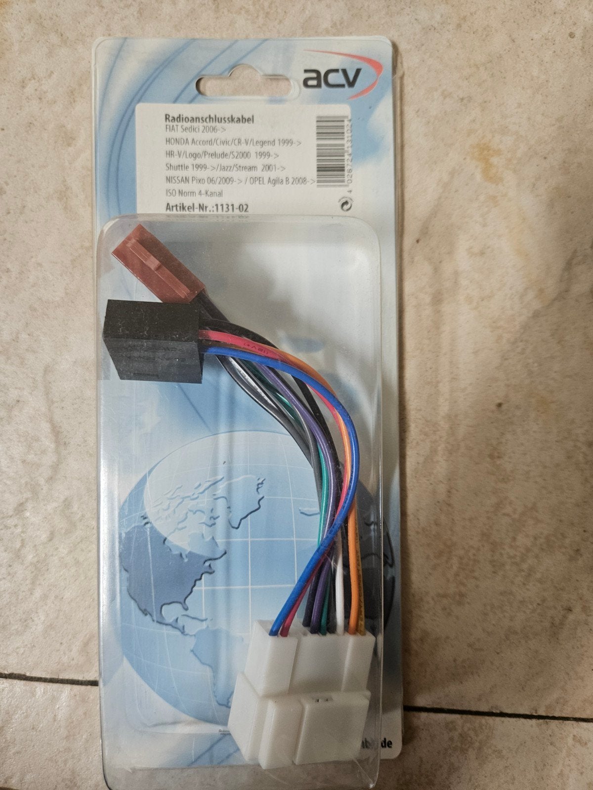 Radioaansluitkabel ISO Norm 4-Kanaal voor diverse auto's, Auto diversen, Autoradio's, Nieuw, Ophalen of Verzenden