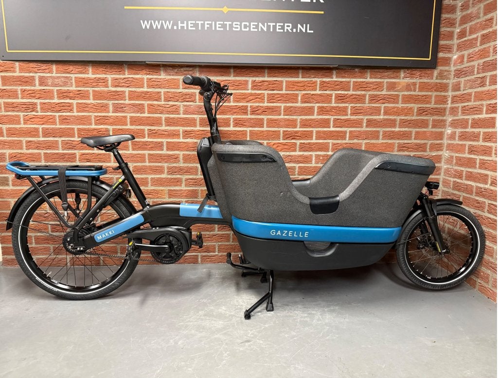 Gazelle Makki Load Smart Bakfiets Bosch Middenmotor lage km!, Fietsen en Brommers, Fietsen | Bakfietsen, Overige merken, Elektrisch