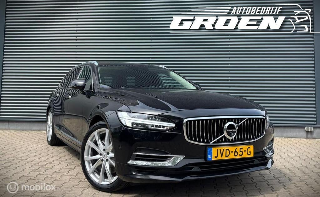 Volvo V90 2.0 T8 AWD Inscription ACC|CAMERA|LEDER|MEMO|WILKI, Auto's, Volvo, Automaat, Euro 6, 4 cilinders, Zwart