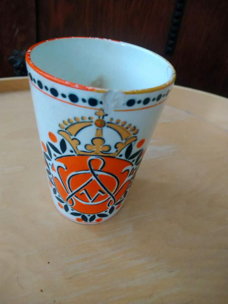 Beker 1813 - 1913 vrijheid, Ophalen of Verzenden, Gebruikt