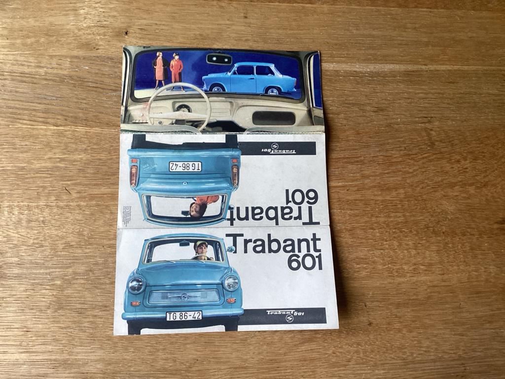 Trabant 601 brochure - Zeldzaam!, Boeken, Auto's | Folders en Tijdschriften, Ophalen of Verzenden, Gelezen, Overige merken