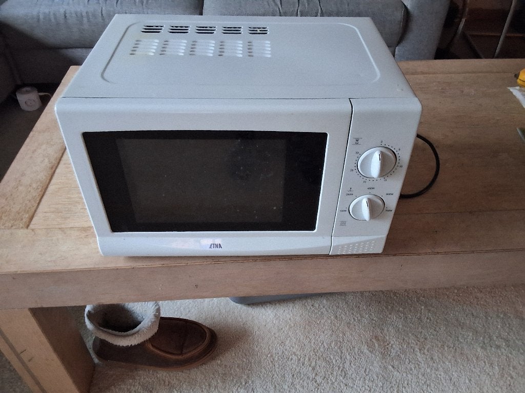 Etna magnetron Wit, Witgoed en Apparatuur, Ophalen, Gebruikt, Magnetron, Draaiplateau