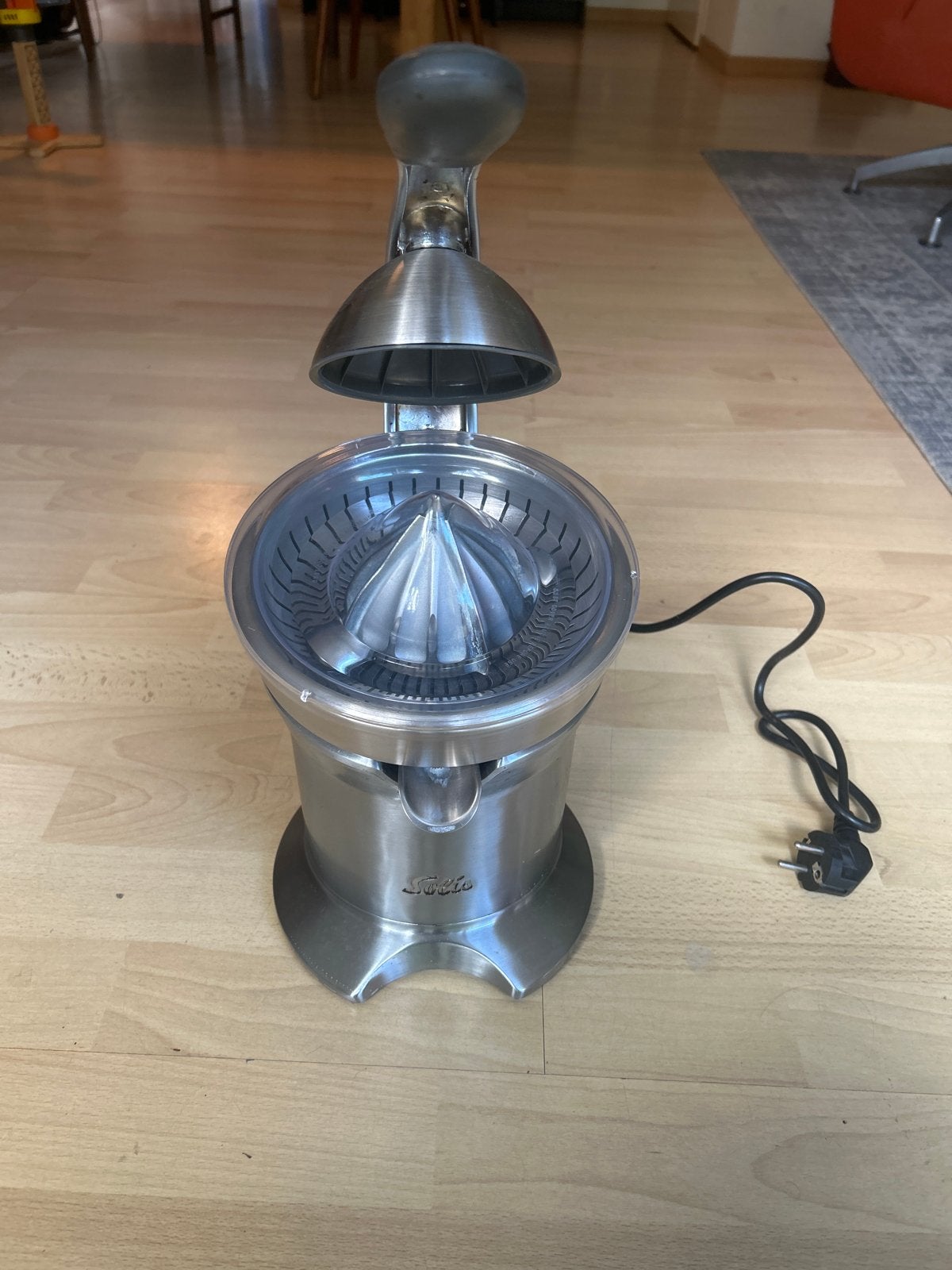 Solis Citruspers Type 845 - Roestvrij staal, Ophalen of Verzenden, Zo goed als nieuw