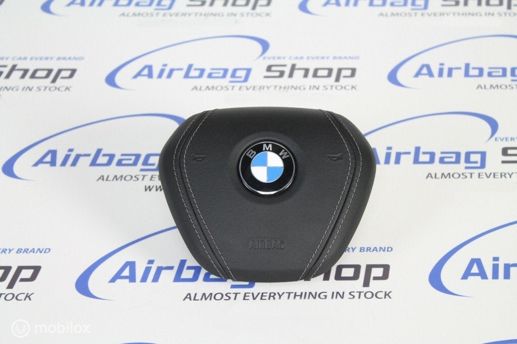 Stuur airbag met stiksel BMW 7 serie G11 G12 (2015-heden), Gebruikt, Ophalen of Verzenden