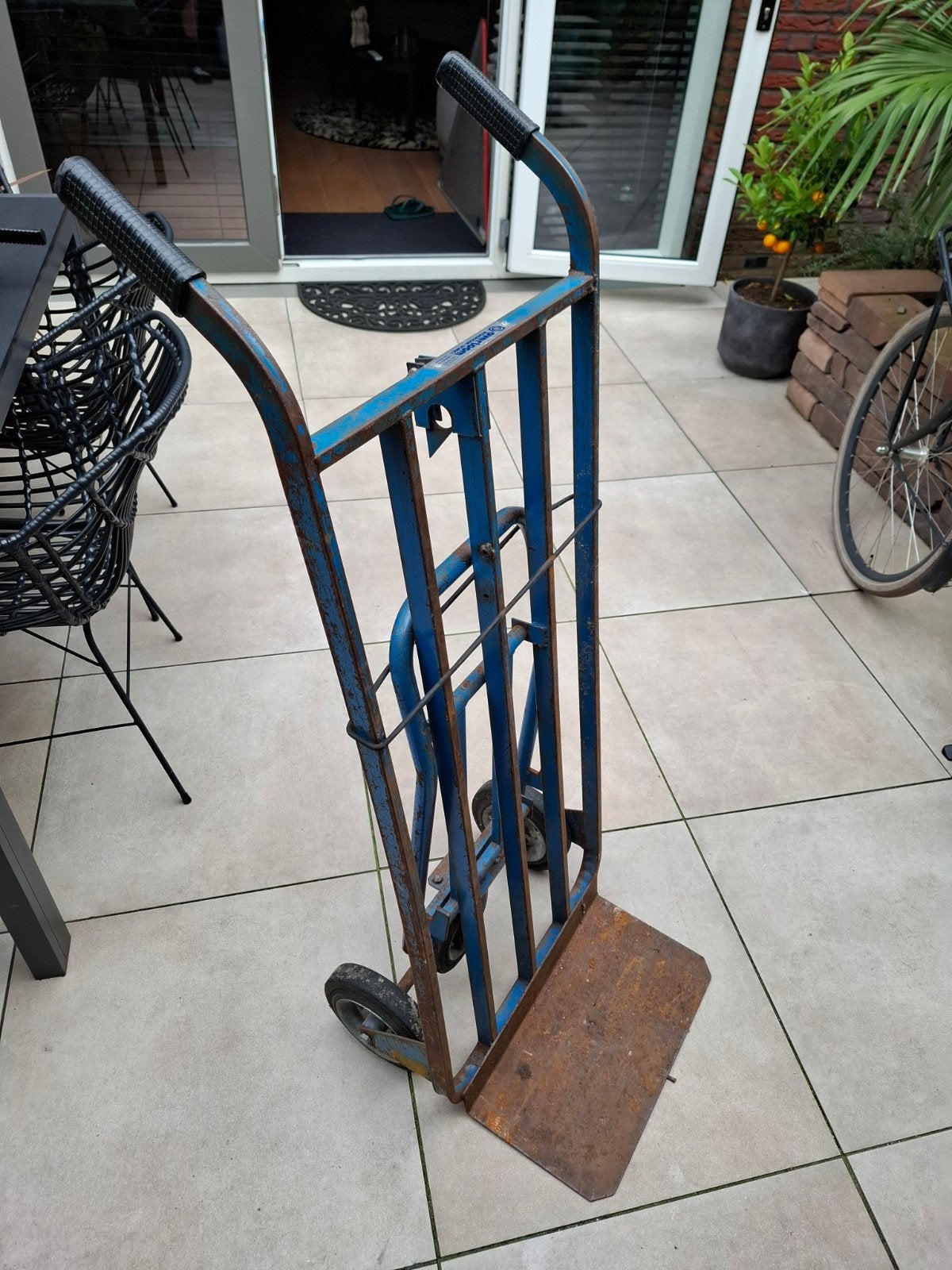 Overtoom steekwagen, 60 tot 80 liter, Ophalen, Gebruikt, Steekwagen