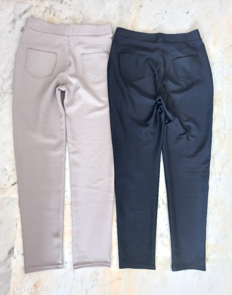 Comfortabele broeken van stevige travelstof, maat 42/44, Miss Angelia, Blauw, Maat 42/44 (L), Ophalen of Verzenden