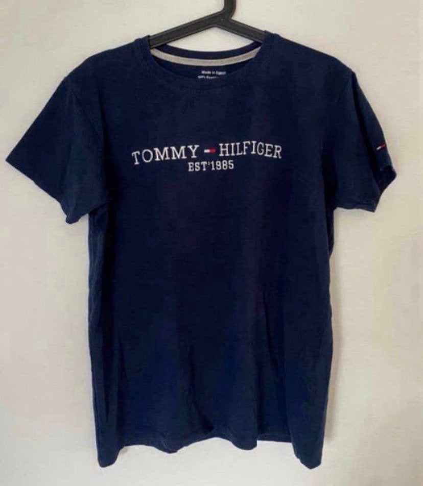 Tommy Hilfiger heren shirt blauw. Maat L, Kleding | Heren, Maat 52/54 (L), Zo goed als nieuw, Tommy Hilfiger Denim, Verzenden