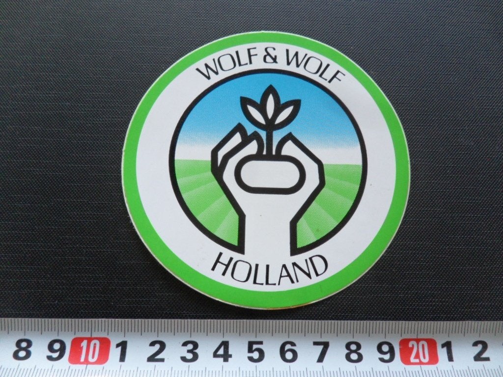 sticker Wolf & Wolf Holland, Ophalen, Zo goed als nieuw