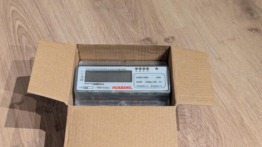 HUABANG DDM100TC energy meter 3 fase, Hobby en Vrije tijd, Elektronica-componenten, Ophalen of Verzenden, Nieuw