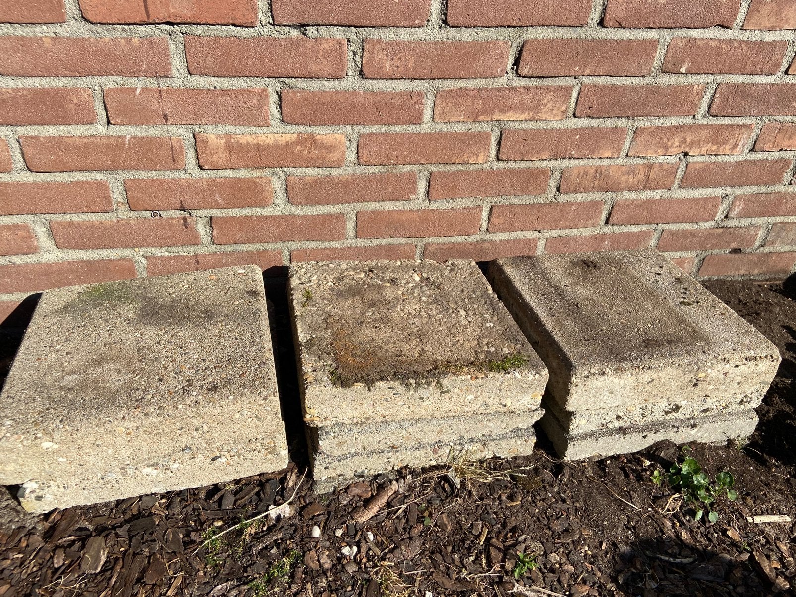 Betontegels, Tuin en Terras, Ophalen, Gebruikt