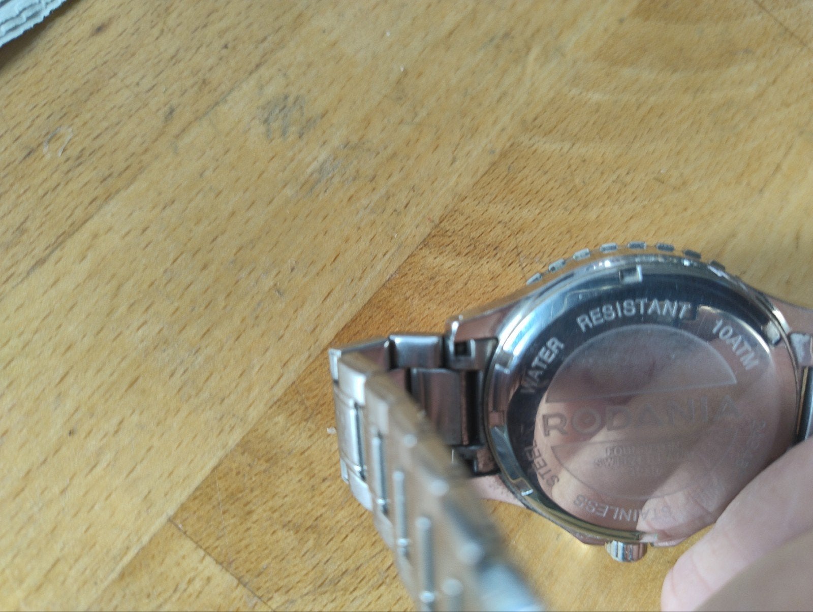 Romania quartz horloge., Ophalen of Verzenden, Gebruikt, Staal, Overige merken