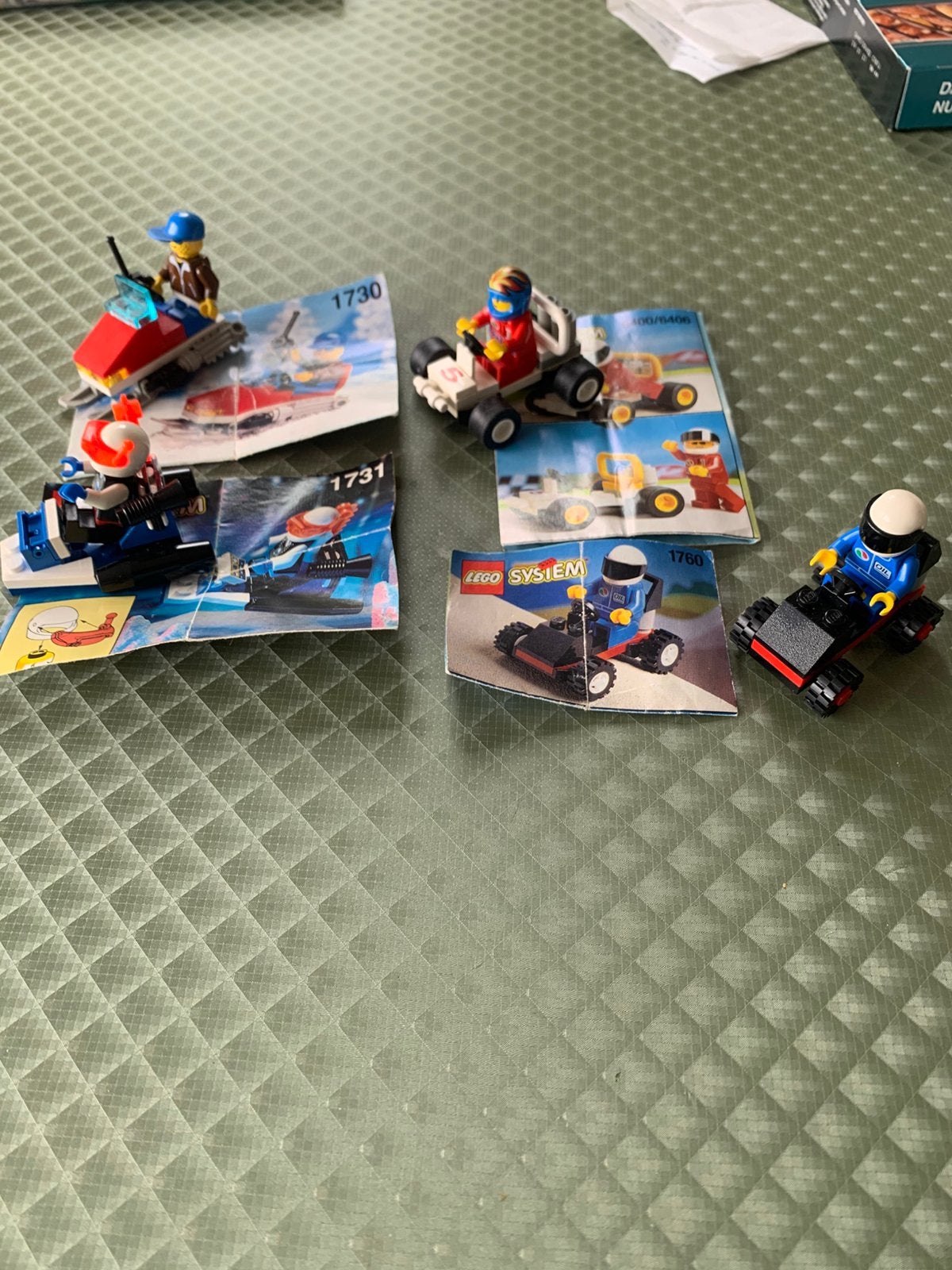 4 sets Lego nrs 1730,1731,1760,6400/6406 compleet+ boekje, Ophalen of Verzenden, Zo goed als nieuw