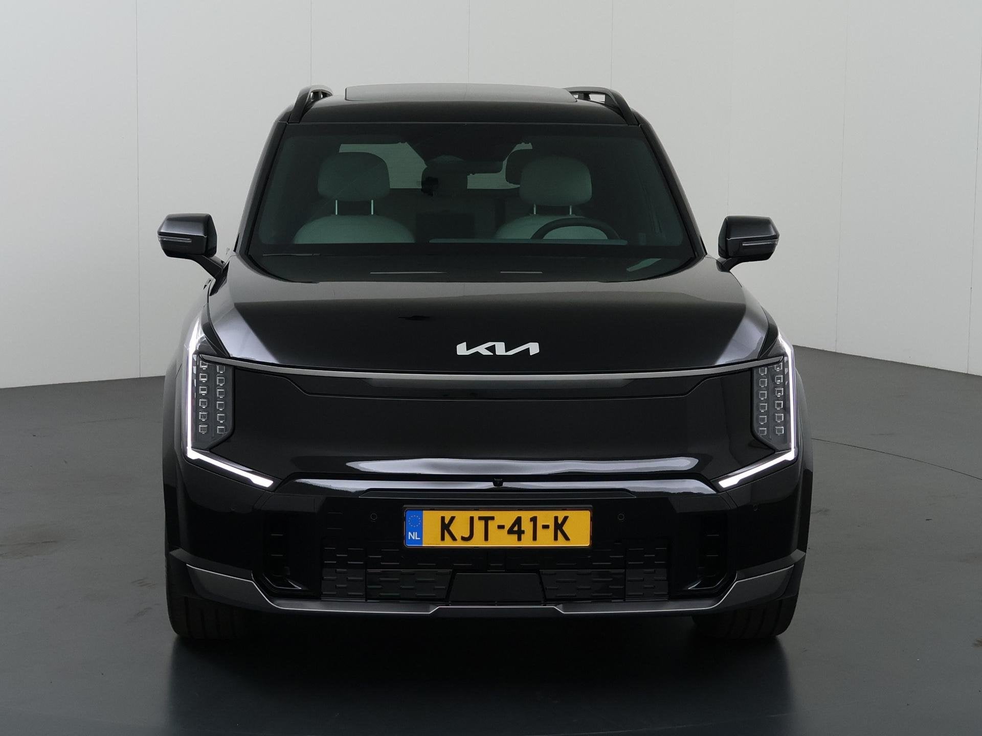 Kia EV9 GT-Line AWD 99.8 kWh | Panoramaschuifdak | LED-matri, Auto's, Automaat, EV9, Zwart, Origineel Nederlands