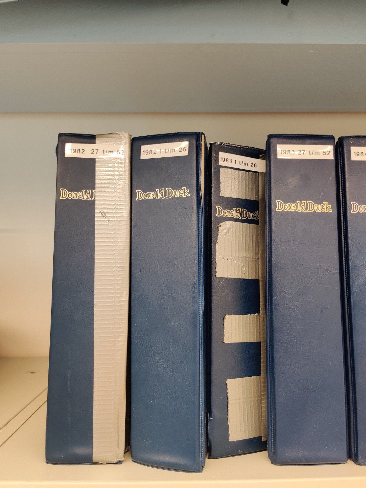 Donald Duck collectie 1982-1986.+, Boeken, Meerdere stripboeken, Ophalen, Gelezen