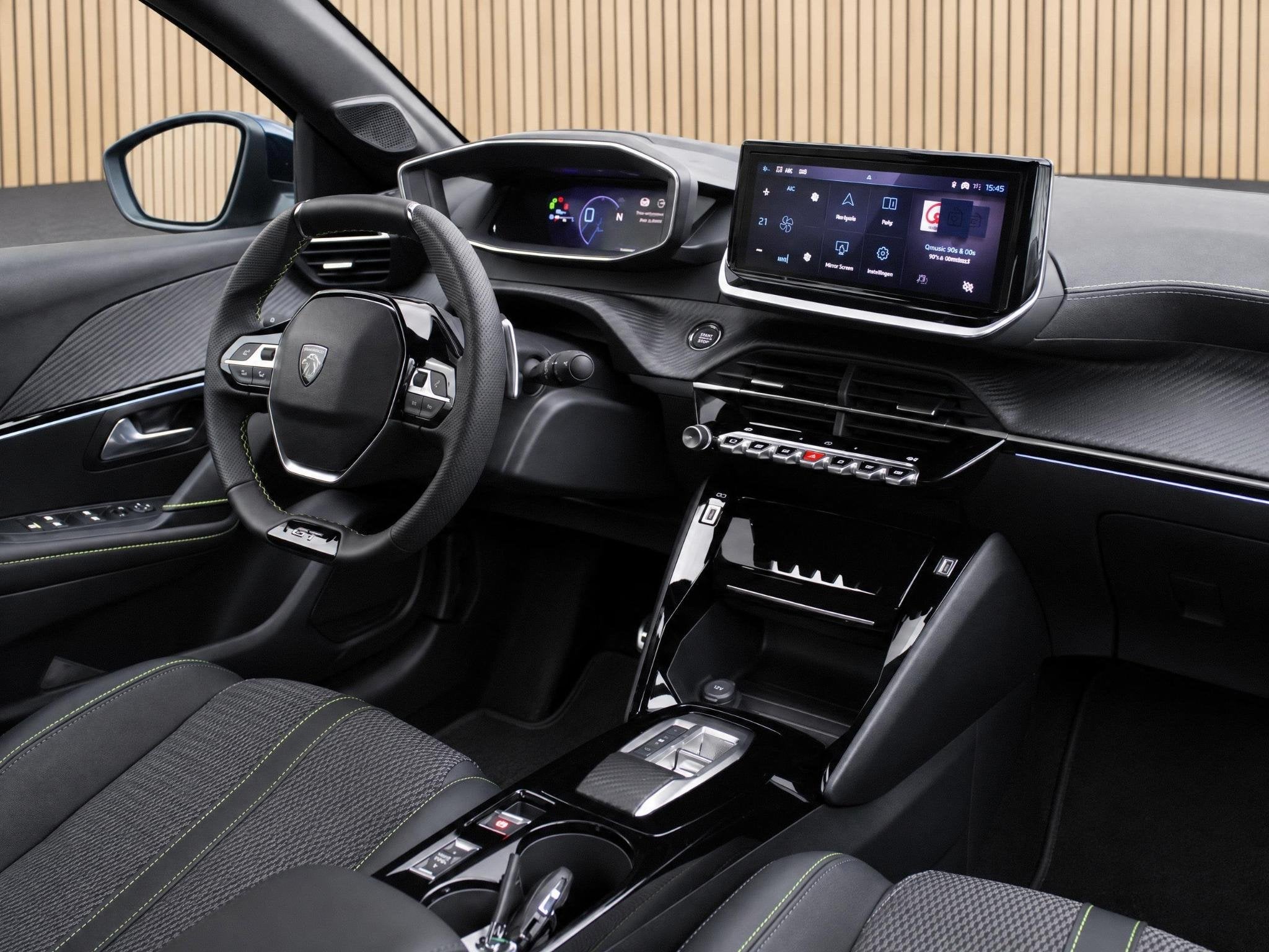 Peugeot 208 1.2 Hybrid 110 e-DCS6 GT VOORRAAD KORTING, Auto's, 12 maanden, 1203 kg, 1199 cc, Blauw