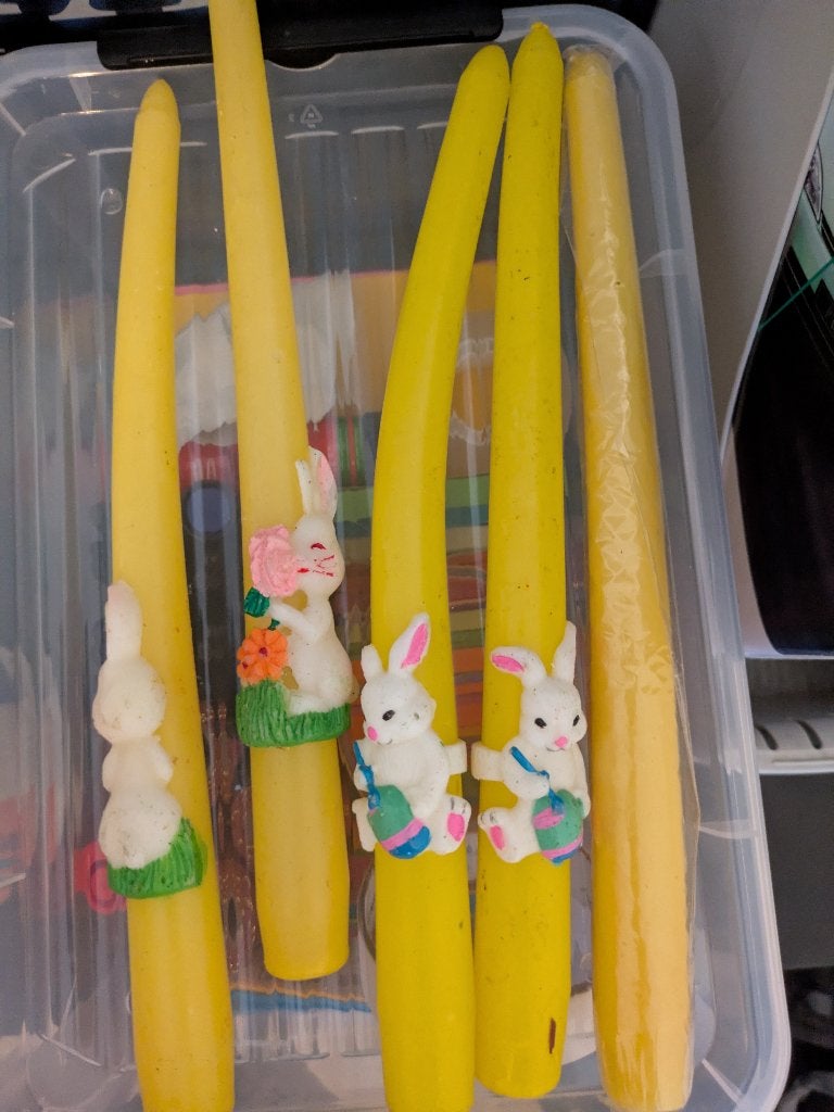 Paaskaarsen, Diversen, Ophalen