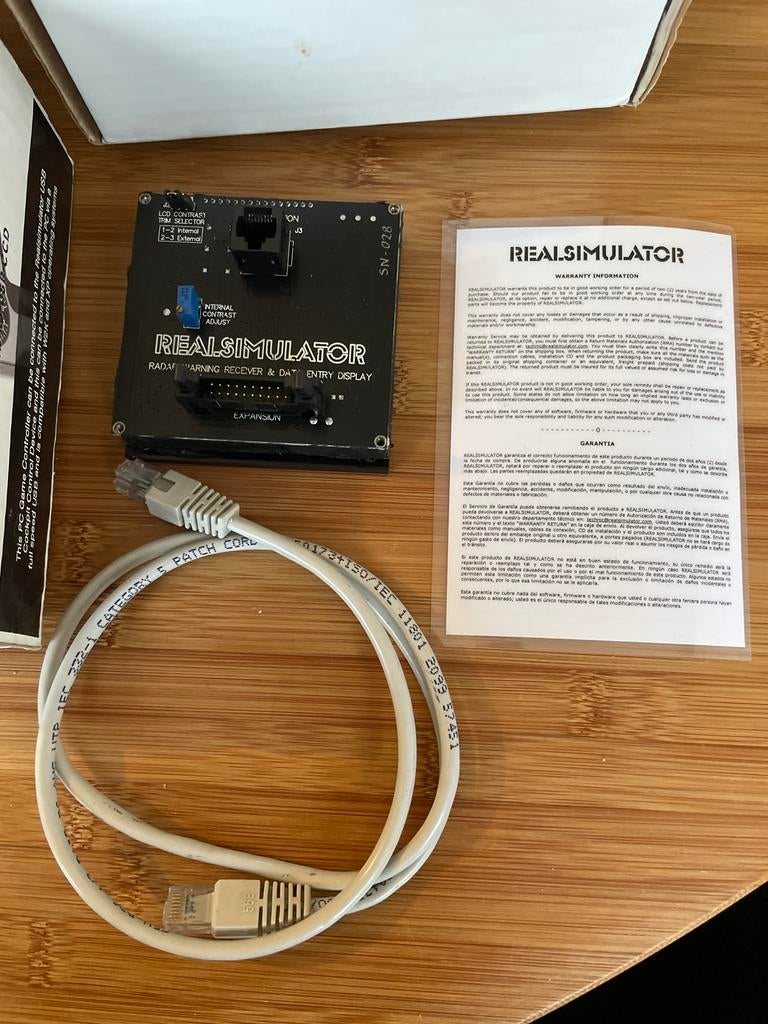 Realsimulator GPD ICP-DED Display - DCS, Flight Simulator, Computers en Software, Joysticks, Gebruikt, Ophalen of Verzenden