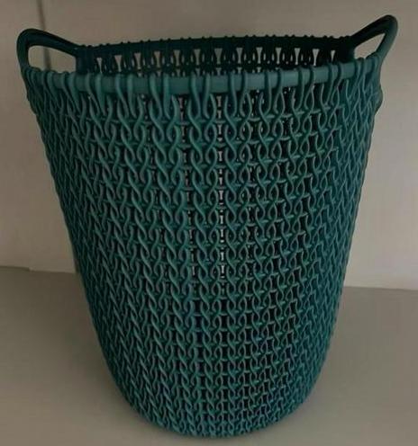 Curver opbergmandje knit, Ophalen of Verzenden, Zo goed als nieuw, Rechthoekig, Kunststof