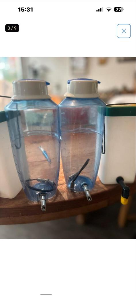 Drinkflessen voor komijn of knaagdier, Ophalen of Verzenden