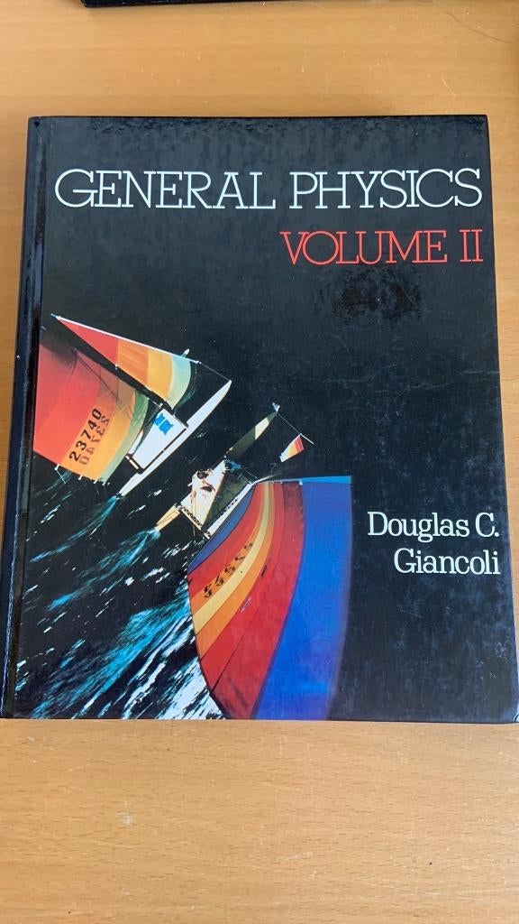 General physics volume 2 - Douglas C. Giancoli, Boeken, Ophalen of Verzenden, Beta, Zo goed als nieuw, HBO