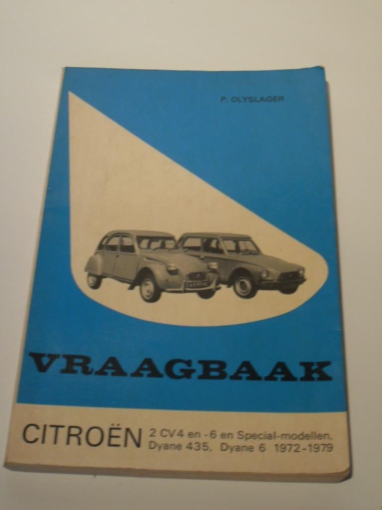 Vraagbaak Citroën 2CV / Dyane, Ophalen of Verzenden