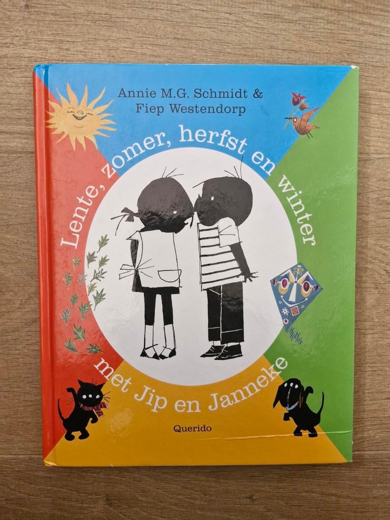 Jip en Janneke ( lente, zomer, herfst en winter), Boeken, Ophalen of Verzenden, Zo goed als nieuw, 3 tot 4 jaar