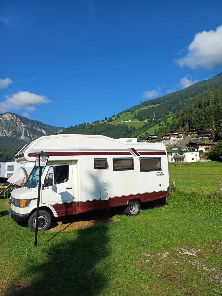 Oude camper met airco - klaar voor avontuur!, Alkoof, Particulier, Luifel, Koelkast