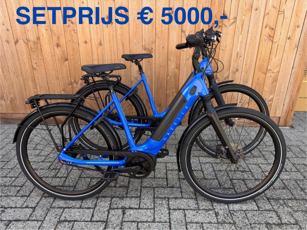 ZGAN Gazelle Ultimate C8+ met belt en Bosch middenmotor, Fietsen en Brommers, Elektrische fietsen, Ophalen of Verzenden, Zo goed als nieuw