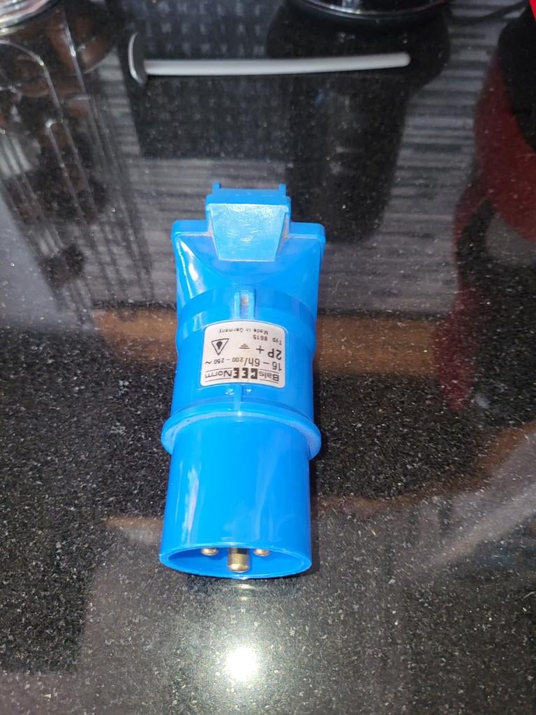CEE Adapterstekker 16A 3p naar 230V, Ophalen of Verzenden, Gebruikt