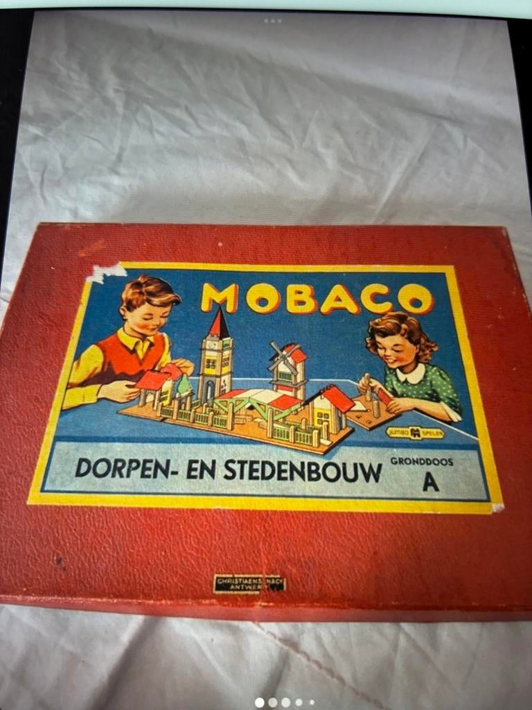 Vintage Mobaco Dorpen- en Stedenbouw Gronddoos A, Ophalen of Verzenden, Gebruikt, Overige merken