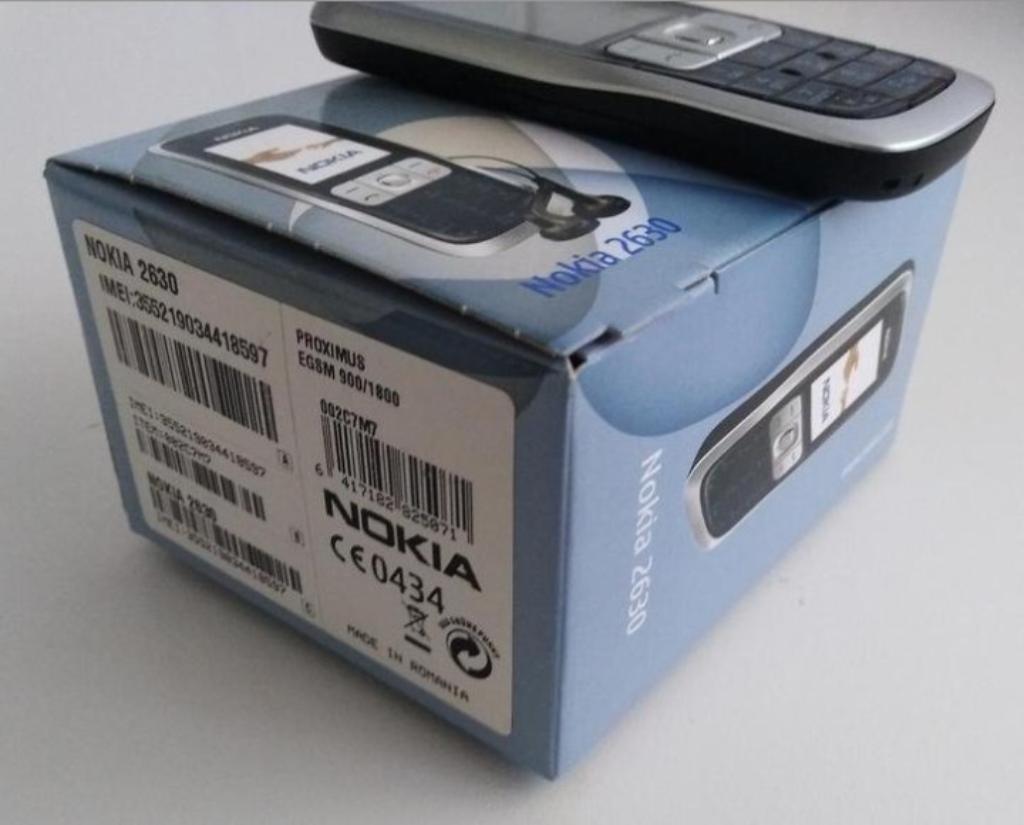 Nokia 2630 gesigneerd door ex doelman Jean-Marie Pfaff, Verzenden, Zo goed als nieuw, Zwart