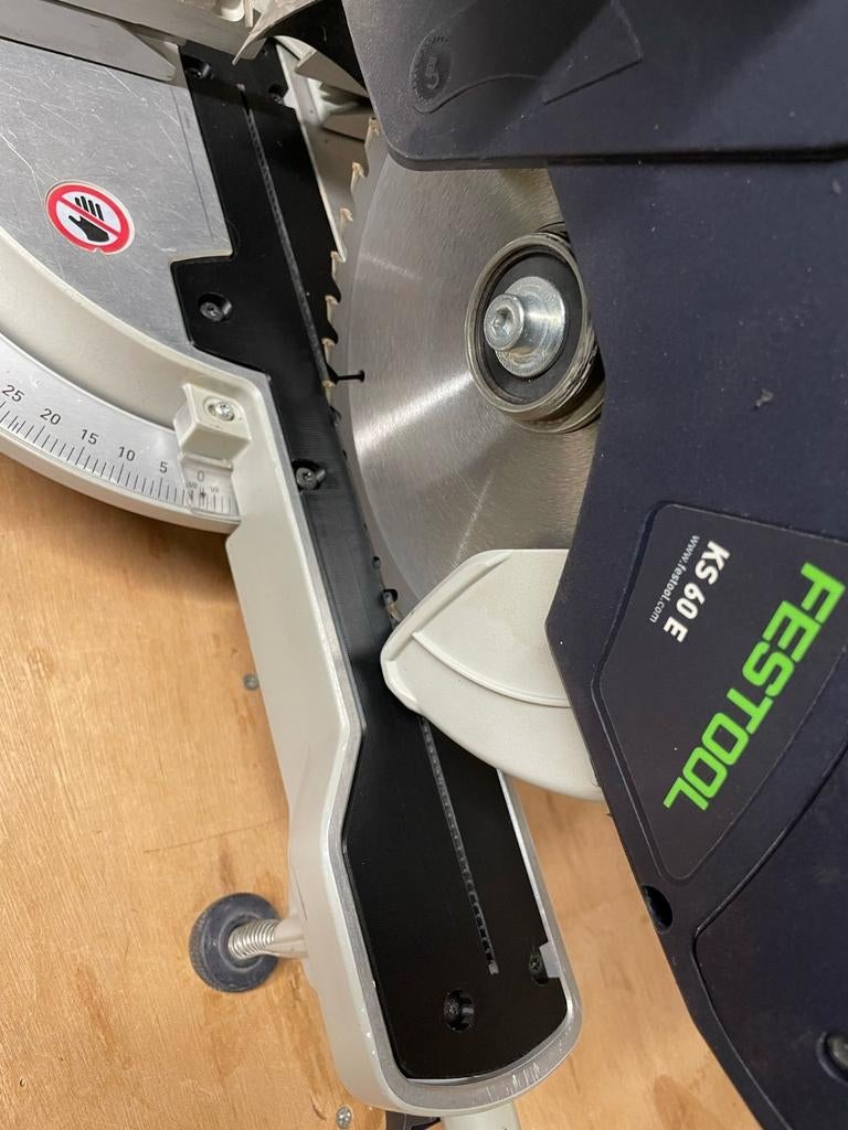 Zero clearance Festool afkortzaag Kapex KS 60, 70 mm of meer, Nieuw, GEREED3D, Ophalen of Verzenden