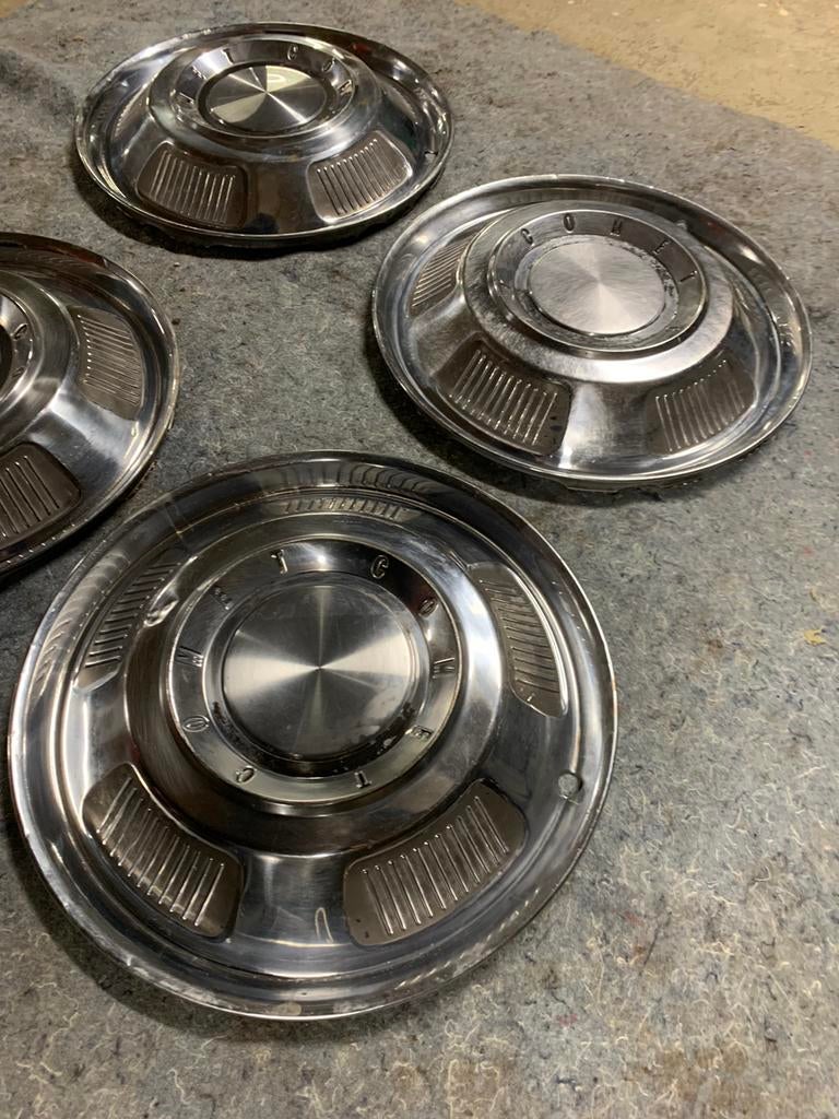 Mooi setje wieldoppen hubcaps 1966 Mercury Comet 14”, Ophalen of Verzenden, Gebruikt, Mercury