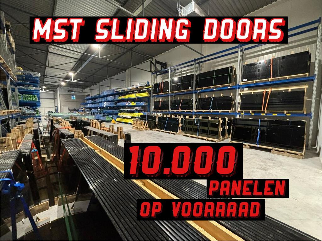 MST Sliding Doors - Glazen schuifwanden Getint glas €170, Tuin en Terras, Overkappingen, Ophalen of Verzenden, Nieuw, Veranda
