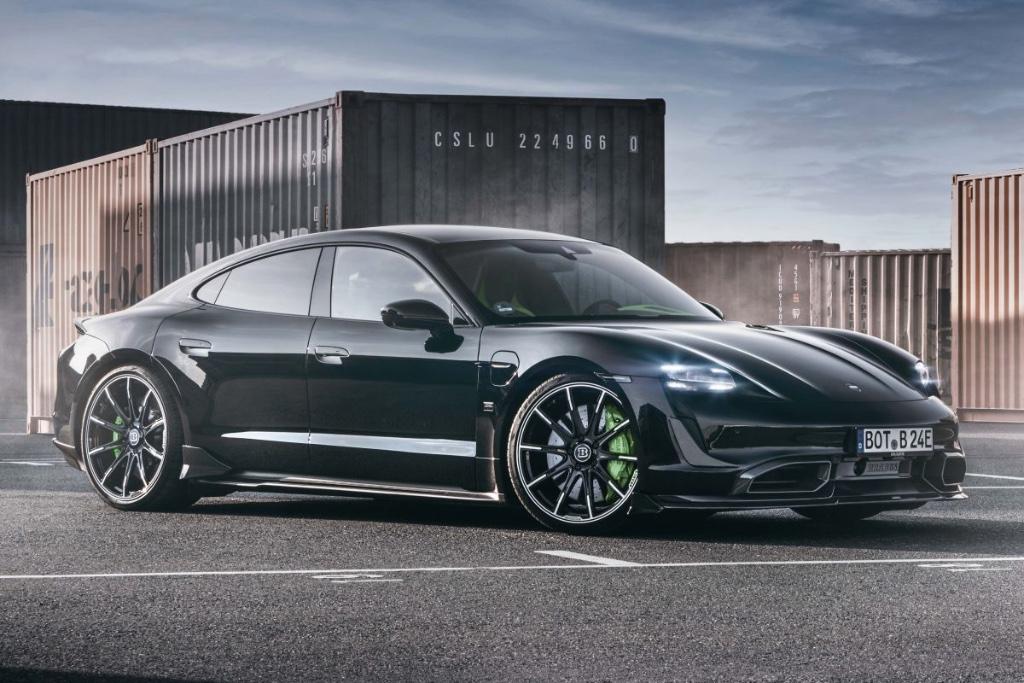 BRABUS PORSCHE TAYCAN spoiler Diffusor velgen, Porsche, Nieuw, Ophalen of Verzenden, Bumper